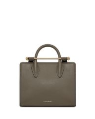 Strathberry Women's Mini Leather Tote Bag, Taupe