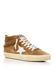 ゴールデングース レディース シューズ スニーカー フリンジ Golden Goose Unisex Mid Star Embellished Fringe Sneakers Tabacco White ホワイト