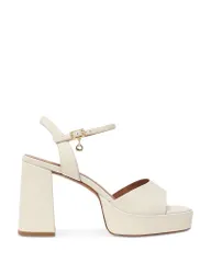 【送料無料】 マージュ レディース サンダル シューズ Womens Leather Platform Sandals Ecru