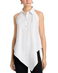 ヘルムート ラング レディース トップス シャツ Helmut Lang Collared Scarf Top White ホワイトのサムネイル