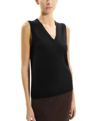 セオリー レディース トップス タンクトップ Theory Slim Tank Top Black ブラックのサムネイル