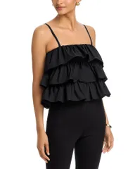 フレンチコネクション レディース トップス シャツ FRENCH CONNECTION Aimee Top Black ブラックのサムネイル