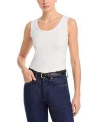 【送料無料】 マジェスティック レディース タンクトップ トップス Scoop Neck Tank Eau de Rose