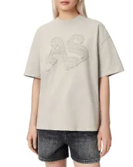 オールセインツ レディース トップス Tシャツ ALLSAINTS Insignia Etta Tee Sea Green グリーンのサムネイル