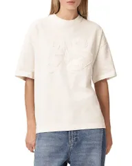 オールセインツ レディース トップス Tシャツ ALLSAINTS Insignia Etta Tee Mallowhite ホワイトのサムネイル