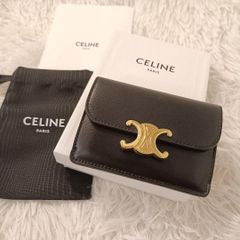 極美✨付属完備✨CELINE 名刺入れ カード入れ トリオンフ レザー