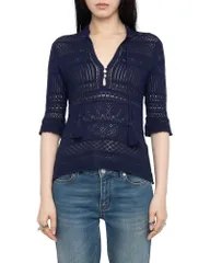 ザディグ エ ヴォルテール レディース アウター ニット・セーター Zadig Voltaire Mem Sweater Marineのサムネイル
