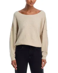 アメリカンヴィンテージ レディース アウター ニット・セーター American Vintage Boat Neck Drop Sleeve Sweater Sable Chine