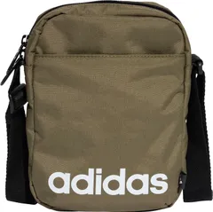 アディダス adidas リニア オーガナイザー ショルダーバッグ カバン バック 丈夫 多機能 ジップ ポケット 収納 ロゴ 小物 移動 デイリー 持ち運び 外出 お出かけ 普段使い   KUK77 JX9047 オリーブストレータ/