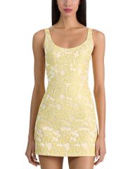 앨리스 앤 올리비아 여성 탑스 원피스 미니 Alice and Olivia Charlotte Mini Dress Butter
