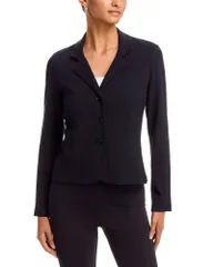 マジェスティック レディース アウター ジャケット・ブルゾン パイル ブレザー Majestic Filatures French Terry Three Button Blazer Noirのサムネイル