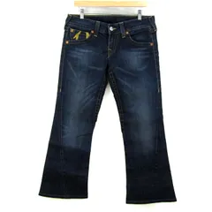 トゥルーレリジョン デニムパンツ ボトムス ストレッチ ジーンズ USA製 メンズ 32サイズ インディゴ TRUE RELIGION 【中古】のサムネイル