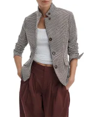 ラグアンドボーン レディース アウター ジャケット・ブルゾン ブレザー rag bone Slade Blazer BrownWhite ホワイトのサムネイル