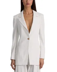 アリスアンドオリビア レディース アウター ジャケット・ブルゾン ブレザー Alice and Olivia Hope Fitted Blazer Off White オフホワイトのサムネイル