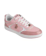 ベベ レディース シューズ スニーカー Bebe Womenstylish and Sparkly Sneaker with Rhinestone Dangle Charms Blush ブラッシュのサムネイル