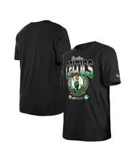 ニューエラ メンズ トップス Tシャツ New Era Mens and Womens Black Boston Celticsummer Classics TShirt Black ブラック