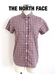 THE NORTH FACE　ザノースフェイス　SIS Dacron QD Cotton Shirt Womens　Sサイズ　レッド　ネイビー　オフホワイト　シャツ・ブラウス　カジュアル　美品　送料込み　6466371のサムネイル