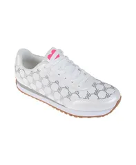 ベベ レディース シューズ スニーカー メッシュ Womensneaker with Rhinestone bebe Mesh Upper White ホワイトのサムネイル