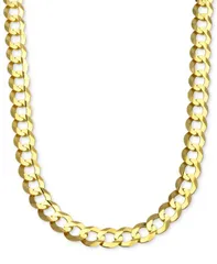【送料無料】 イタリアン ゴールド レディース ネックレス・チョーカー・ペンダントトップ アクセサリー 22 Curb Link Chain Necklace 10mm in Solid 10k Gold Gold