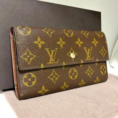 b67 ポルトフォイユ インターナショナル　ポルト トレゾール　新型　ルイ ヴィトン Louis Vuitton　3つ 三つ 折り　フラップ ボタン 式　長 財布　ロング ウォレット　モノグラム