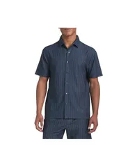ダナ キャラン ニューヨーク メンズ トップス シャツ DKNY Mens ardley pinstripe button up shirt Navy ネイビーのサムネイル