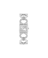 [Free Shipping] Ferragamo Women's Watch Accessory - Silver Stainless Steel Bracelet Watch 19x19mm Silver