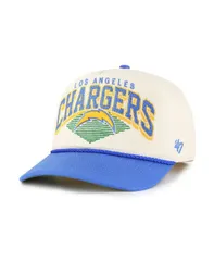 【送料無料】 47ブランド メンズ 帽子 アクセサリー Mens Cream Los Angeles Chargers Pomona Rope Adjustable Hitch Hat Cream