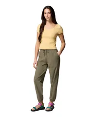 コロンビア レディース ボトムス カジュアルパンツ ジョガーパンツ Columbia Womens Pinetown Canyon Joggerstone Green グリーン