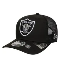 【送料無料】 ニューエラ メンズ 帽子 アクセサリー Mens Black Las Vegas Raiders Main Trucker 9SEVENTY StretchSnap Hat Black
