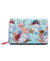 ベッツィジョンソン レディース アクセサリー 財布 ミニ Betsey Johnson High Seas Honey Wallet Mini Crossbody Handbag BlueMultiのサムネイル