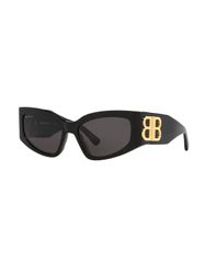 BALENCIAGA バレンシアガ サングラス BBロゴ レクタングル フレーム