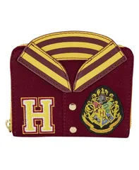 ラウンジフライ レディース アクセサリー 財布 Loungefly Harry Potter Gryffindor Varsity ZipAround Wallet Maroon マルーンのサムネイル