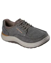 【送料無料】 スケッチャーズ メンズ スニーカー シューズ Mens Relaxed Fit Altman Finch Casual Sneakers from Finish Line Dark Taupe