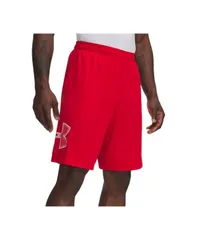 【送料無料】 アンダーアーマー メンズ ハーフパンツ・ショーツ ボトムス Mens UA Tech Logo 10 Shorts Red Black