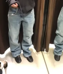 ZARA ストレートフィット デニムパンツ