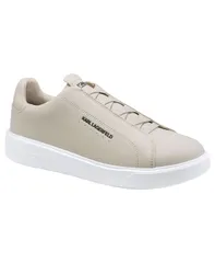 カール ラガーフェルド メンズ シューズ スニーカー レース Karlagerfeld Mens Laceless RoundToe Sneakers BEIGE ベージュのサムネイル