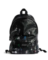 バレンシアガ レディース バッグ バックパック・リュックサック Balenciaga Explorer Backpack BlackMulticolor ブラックのサムネイル