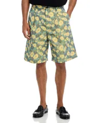 マルニ メンズ ボトムス ハーフパンツ・ショーツ フラワー柄 プリント ショートパンツ フラワー Marni Floral Print Bermuda Shorts Cobalt コバルトのサムネイル