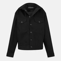 バレンシアガ レディース アウター ジャケット・ブルゾン BALENCIAGA Bal Standing Jckt Ld54 Black ブラックのサムネイル