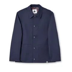 プレティグリーン メンズ トップス シャツ Pretty Green Didsbury Overshirt Navy ネイビーのサムネイル