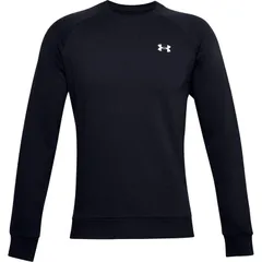 アンダーアーマー メンズ アウター ニット・セーター セーター Under Armour Rival Fitted Crew Sweater Mens Black ブラックのサムネイル