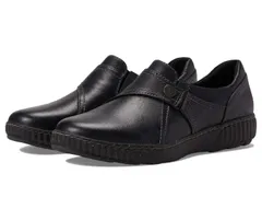 クラークス レディース シューズ スリッポン・ローファー Clarks Caroline Pearl Black Leather ブラック