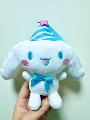 サンリオ シナモロール 誕生日パーティー 帽子 ぬいぐるみ (レア品 正規品)