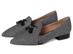 コールハーン レディース シューズ スリッポン・ローファー Cole Haan Vanya Tassel Flat Herringbone TextileBlack Leather ブラック