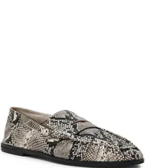 スティーブ マデン レディース シューズ スリッポン・ローファー プリント Steve Madden Womenstewart Snake Print Penny Loafersnakeのサムネイル