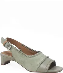 ジェントルソウルズ レディース シューズ パンプス サンダル スエード Gentle Soulsamarra Suede Whipstitched Slingback Sandalsilver Sage セージ