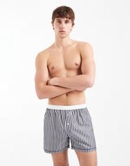JOSEMOON / SATIN STRIPE SHORT PANTS SAX - メルカリ