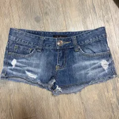 ダメージウォッシュデニムショートパンツ ハーフパンツ ギャル パンク