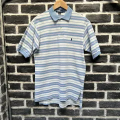 90s ポロラルフローレン ストライプ 半袖 USA