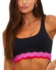Beach Riot Women's Swimsuit Top Only - Beach Riot Marin Bikini Top Electric Wave